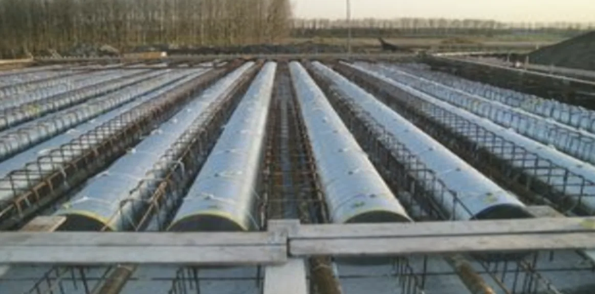 Void Forming Spiral Tubes